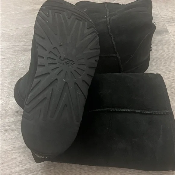 UGG Black Suede Boots - Picture 5 of 7